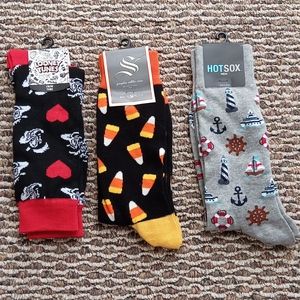 Lot men's character dress socks